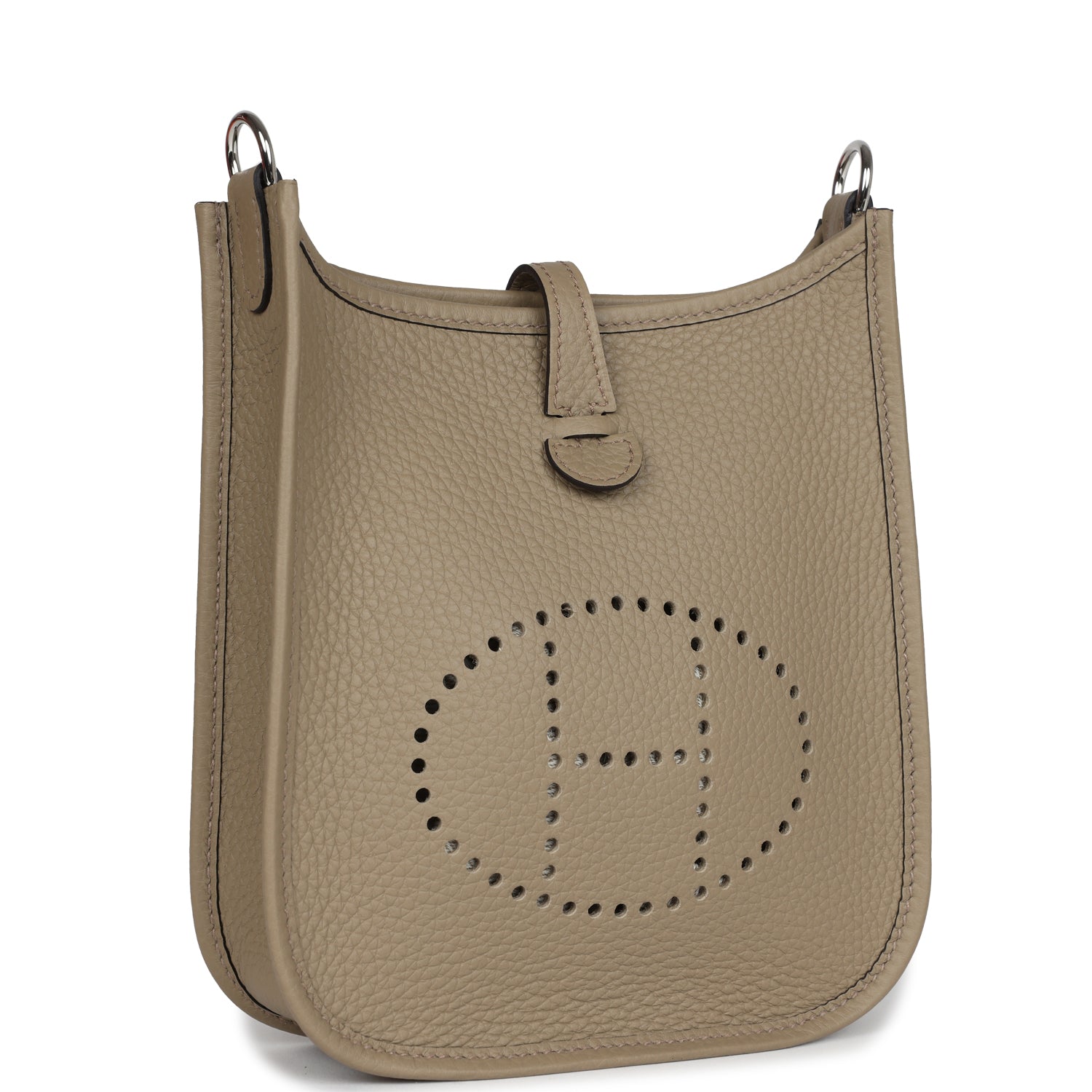 Hermes Evelyne TPM Beige Marfa Clemence Palladium Hardware - Image 2