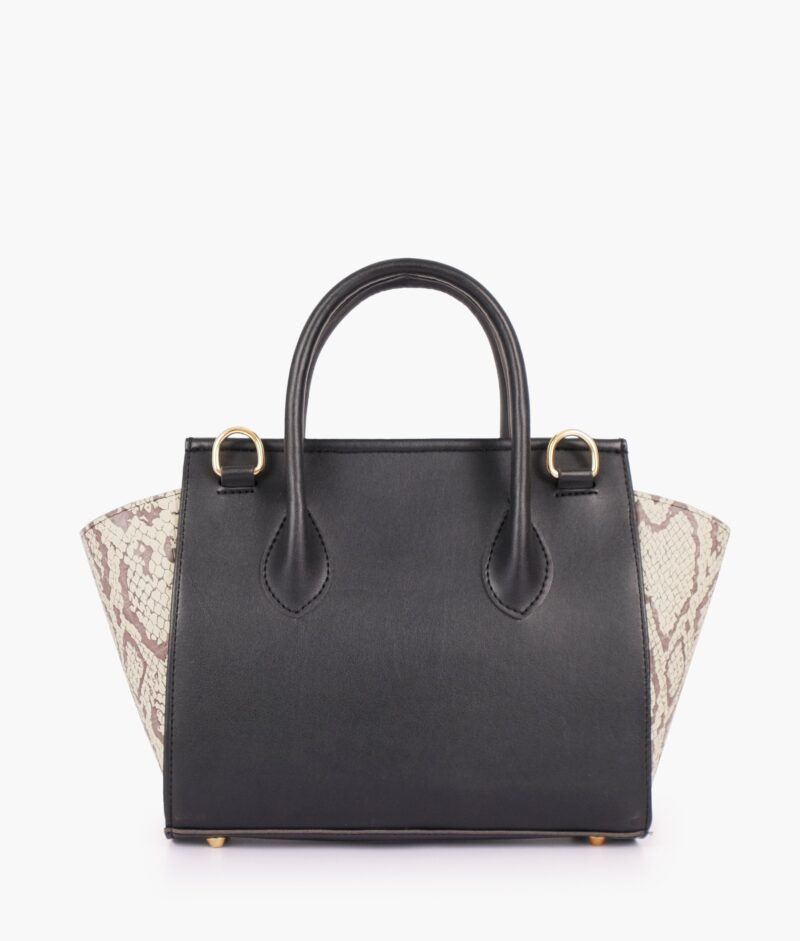 Black trapeze handbag - Image 5