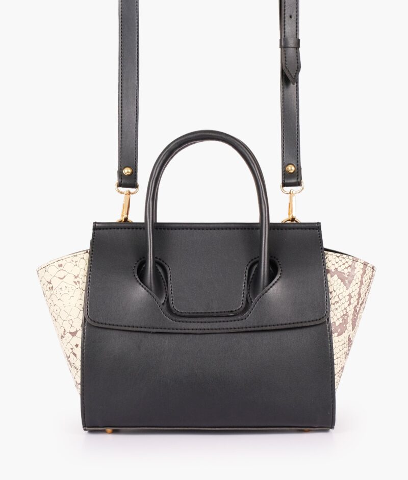 Black trapeze handbag - Image 2