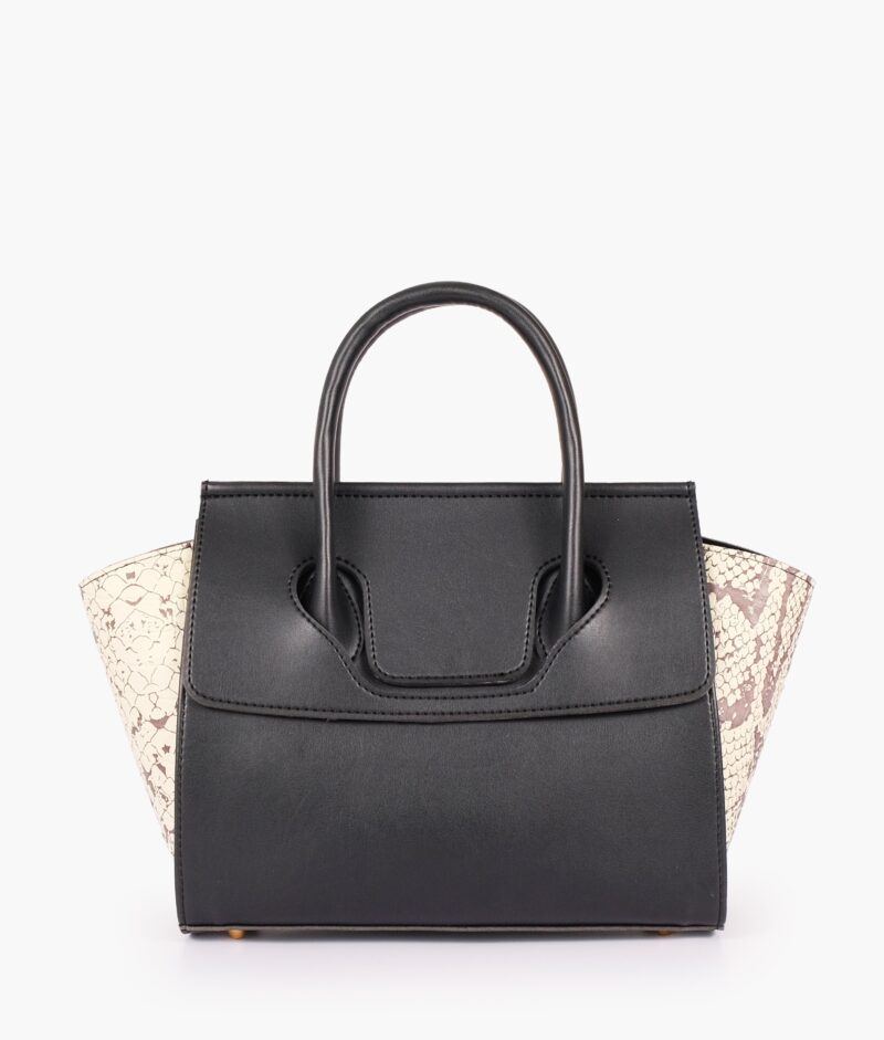 Black trapeze handbag - Image 3